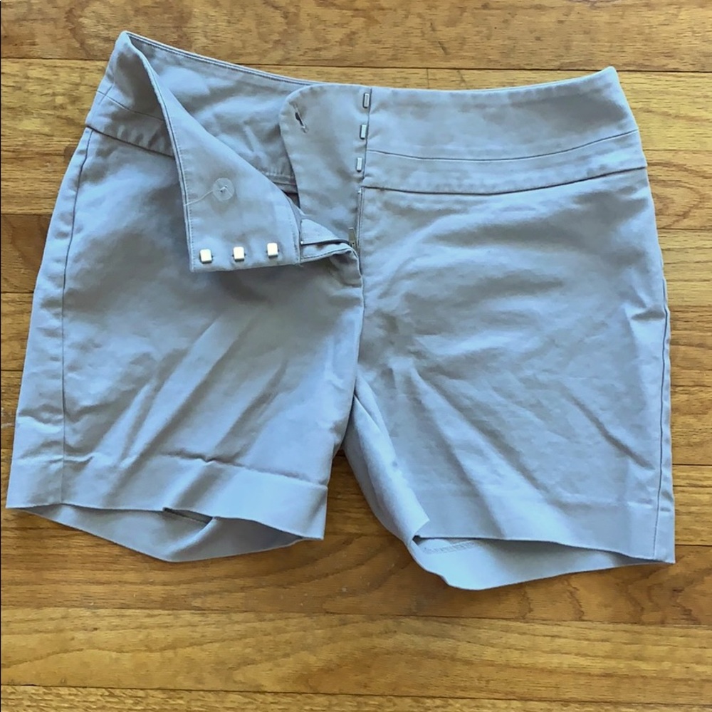 Khaki size 4 high waist shorts